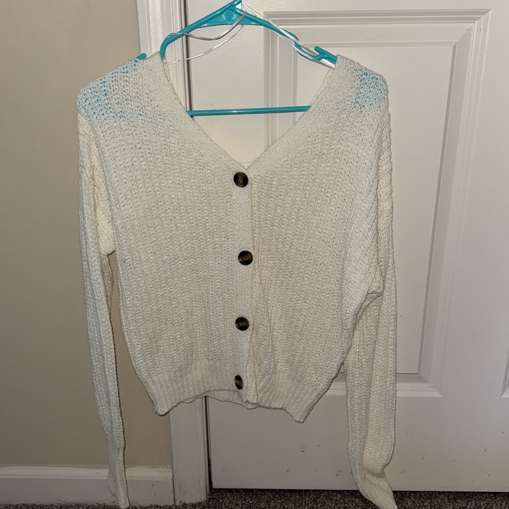 White Cardigan